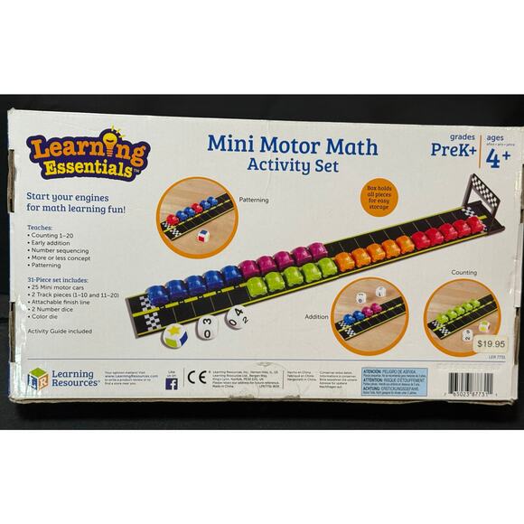 Learning Resources Mini Motor Math Activity Set - Picture 7 of 7